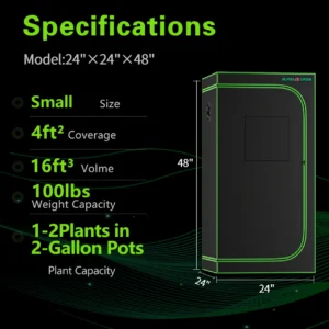 ALPHAGROW Reflective Grow Tent