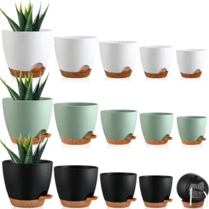 15-Pack Self-Watering Planters